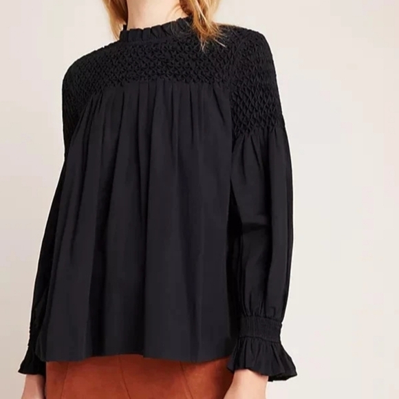 Maeve Tops - Maeve Anthropologie Modern Peasant Blouse